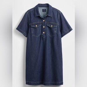 GAP Dark Blue Denim Mini Dress